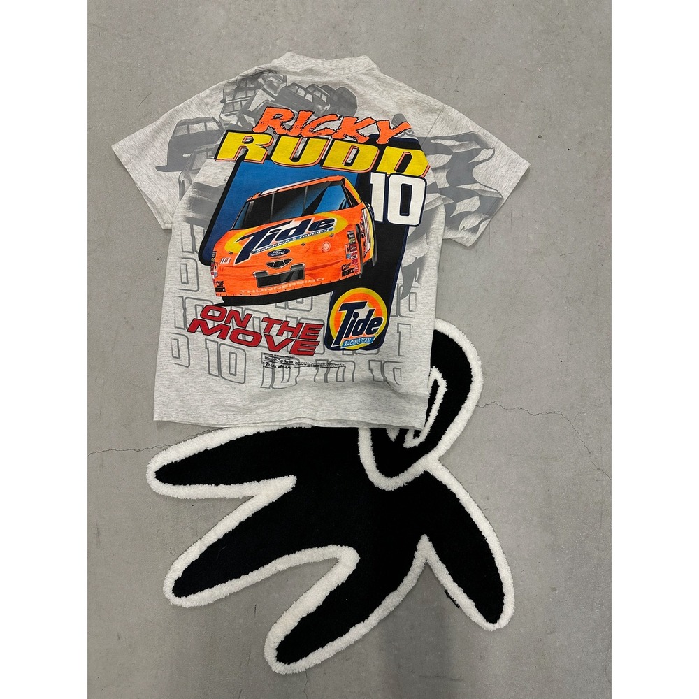 Vtg Ricky Rudd Tide Racing Nascar Graphic T Shirt Mens Large - Picture 2 of 7